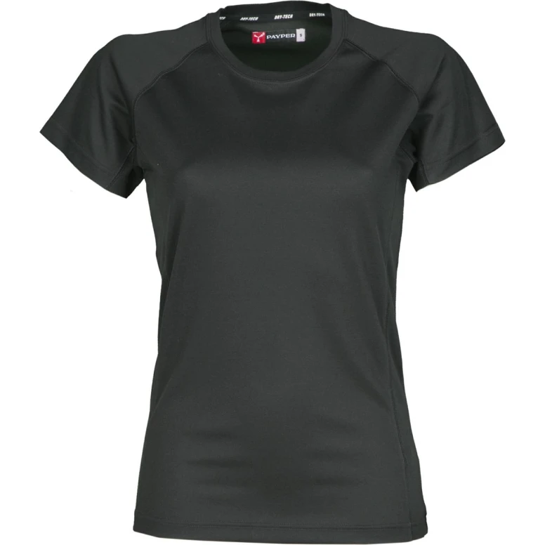 Liquidación total - T-shirt Runner Mujer Tecnica deportiva con Manga Raglan - Payper RUNNER LADY Talla L Color Gris