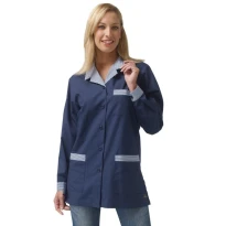 Liquidación total - Casaca de mujer a mangas largas Cristina Horeca Siggi - 28CS0066/00-0001 Talla XL Color Azul