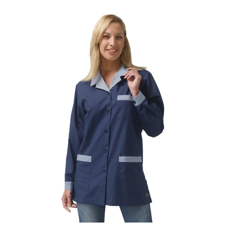 Liquidación total - Casaca de mujer a mangas largas Cristina Horeca Siggi - 28CS0066/00-0001 Talla XL Color Azul