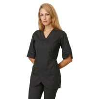 Liquidación total - Casaca de mujer Payton con cierre de botones Beauty Siggi - 63CS1325/00-0001 Talla S Color Negro
