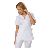 Liquidación total - Casaca de mujer Cassandra con cordones Beauty Siggi - 63CS1330/00-0001 Talla M Color Blanco