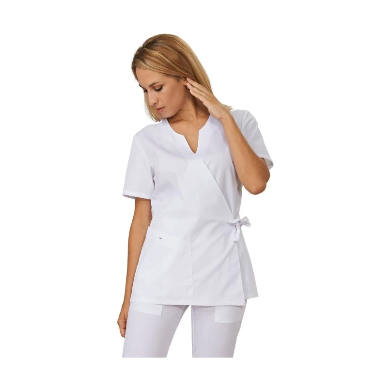 Liquidación total - Casaca de mujer Cassandra con cordones Beauty Siggi - 63CS1330/00-0001 Talla M Color Blanco