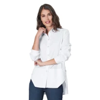 Liquidación total - Casaca de mujer con puños Melissa Horeca Siggi - 28CS1696/00-0001 Talla XL Color Blanco