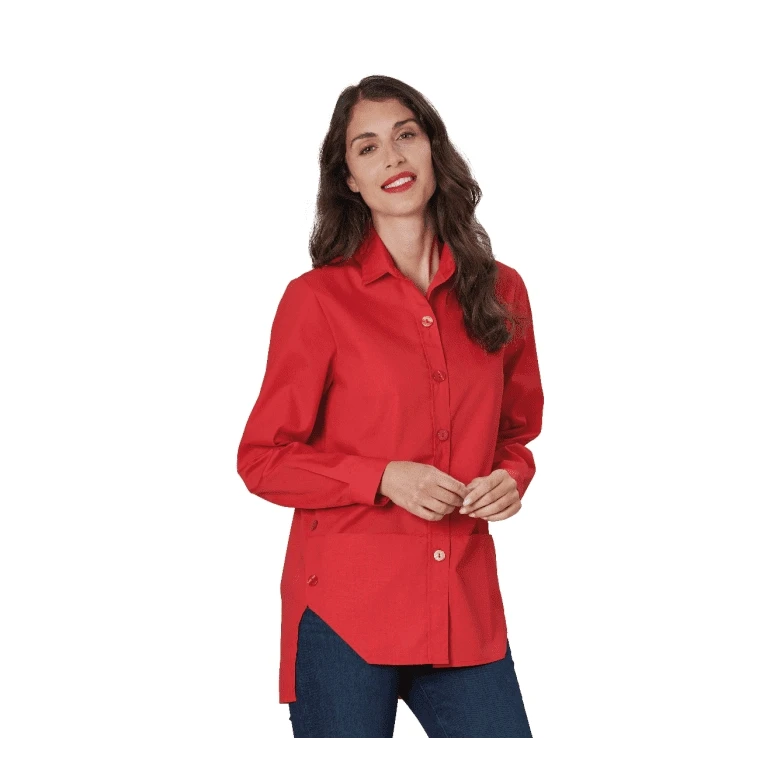 Liquidación total - Casaca de mujer con puños Melissa Horeca Siggi - 28CS1696/00-0001 Talla XL Color Blanco