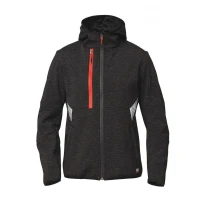 Liquidación total - Chaqueta de trabajo Softshell Stretch Finder Siggi Talla M Color Negro Argento