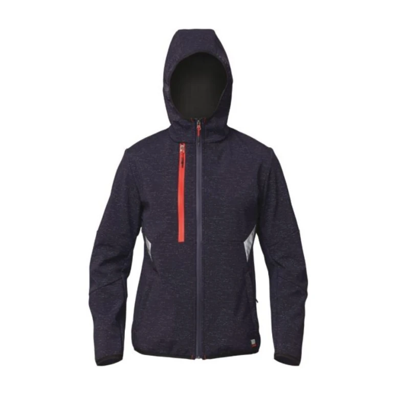 Liquidación total - Chaqueta de trabajo Softshell Stretch Finder Siggi Talla M Color Negro Argento