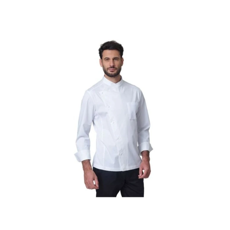 Liquidación total - Chaqueta de trabajo Chef Richard Siggi 28GA0284/00-0757 Talla XL Color Negro