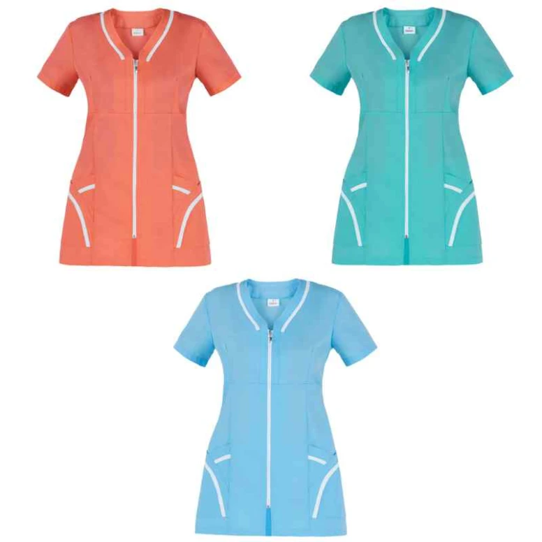 Liquidación total - Casaca de trabajo de Mujer Giblor's Altea Q9K00227 Talla M Color Naranja