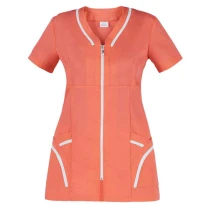 Liquidación total - Casaca de trabajo de Mujer Giblor's Altea Q9K00227 Talla M Color Naranja