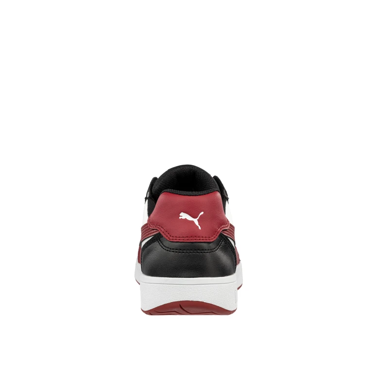 Liquidación total - Zapatos de seguridad Puma Frontcourt Black/White/Red Low S3 FO HRO ESD SRC 640200 número 39