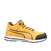 Liquidación total - Zapatos de seguridad Puma Dash Wheat Mid S3 HRO SRC 633180 número 42