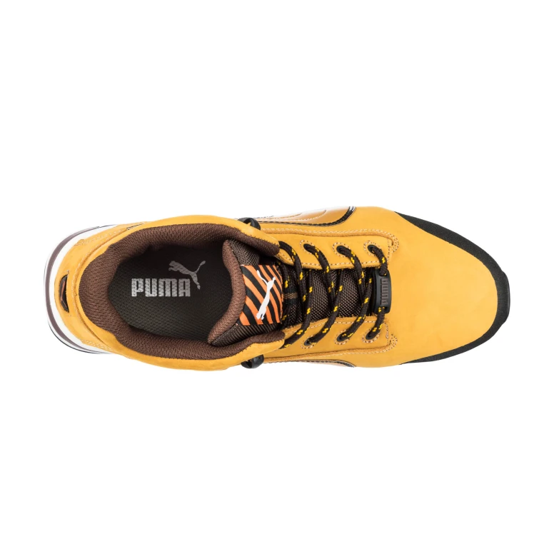 Liquidación total - Zapatos de seguridad Puma Dash Wheat Mid S3 HRO SRC 633180 número 42