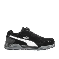 Liquidación total - Zapatos de seguridad Puma Airtwist Black Disc Low con cierre BOA S3 HRO ESD SRC 644651 número 43