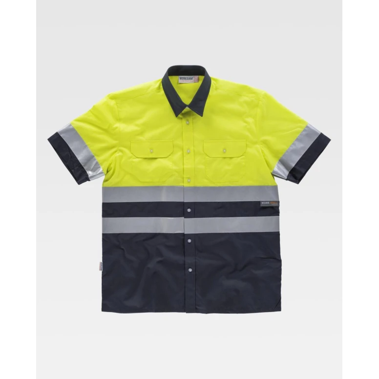 Camisa de trabajo de manga corta Alta Visibilidad C3811 - Workteam