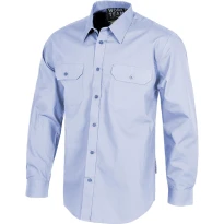 Liquidación total - Camisa de trabajo reforzada a manga larga - Workteam Número 48 Color Gris