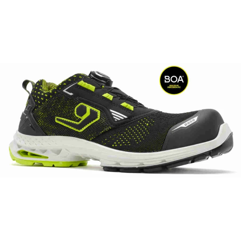 Liquidación total - Zapatos de seguridad Base Stockholm con cierre BOA S1PS ESD SC LG FO SRC B1708A Número 42