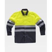 Camisa de trabajo de manga larga Alta Visibilidad C3813 - Workteam