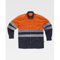 Camisa de trabajo de manga larga Alta Visibilidad C3813 - Workteam 2
