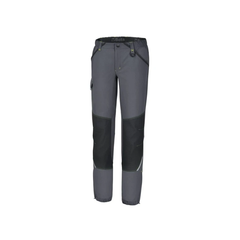 Liquidación total - Pantalón de trabajo Stretch Multibolsillos Beta Work Trekking 7600 color gris Talla M