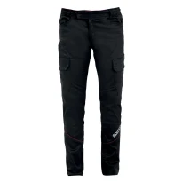 Liquidación total - Pantalón de trabajo Sparco BOSTON Cargo Multiseason Elásticos Multibolsillos - Negro Talla 3XL