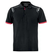 Liquidación total - Polo de trabajo PORTLAND Sparco de algodón 100% - Negro Talla L