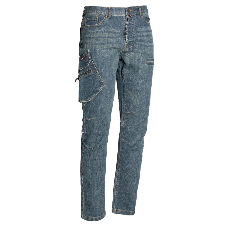 Liquidación total - Vaqueros de trabajo Multibolsillos Stretch Issa Line Jest 8025BP Talla L