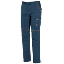 Liquidación total - Pantalón de trabajo Multibolsillos Stretch Issa Line Softshell Boom 9032B Talla S Color Gris Antracita