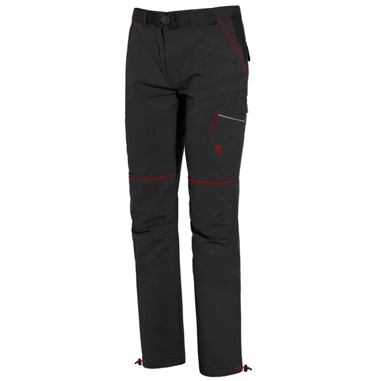 Liquidación total - Pantalón de trabajo Multibolsillos Stretch Issa Line Softshell Boom 9032B Talla S Color Gris Antracita