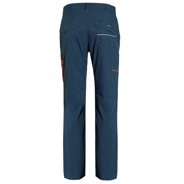 Liquidación total - Pantalón de trabajo Multibolsillos Stretch Issa Line Softshell Boom 9032B Talla S Color Gris Antracita