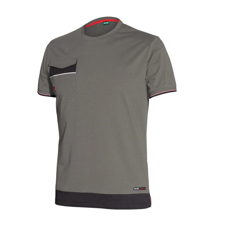 Liquidación total - Camiseta de trabajo 100% algodón Stretch Issa Line Boom 8810B Talla M Color Avio