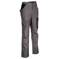Liquidación total - Pantalón de trabajo Multibolsillos Cofra Dublin 100% algodón Canvas V052-0-01 Número 54 Color Cuerda Negro