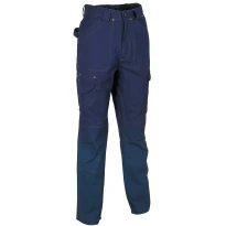 Liquidación total - Pantalón de trabajo Multibolsillos Cofra Dublin 100% algodón Canvas V052-0-01 Número 54 Color Cuerda Negro