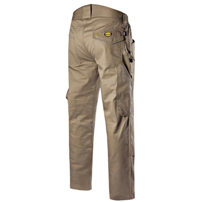 Liquidación total - Pantalón de trabajo Diadora Multibolsillos Rock Ligh Cotton 702.175342 Talla XL Color Gris