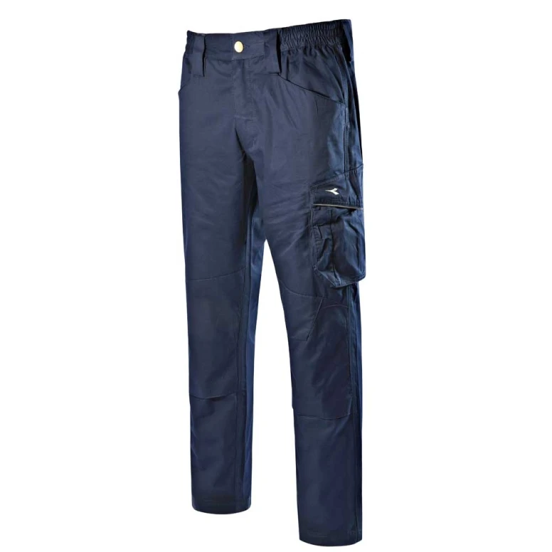 Liquidación total - Pantalón de trabajo Diadora Multibolsillos Rock Ligh Cotton 702.175342 Talla 2XL Color Gris