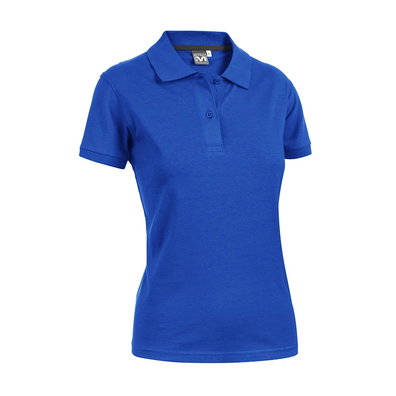 Liquidación total - Polo de trabajo de Mujer 100% algodón Sottozero Angy Jersey E0490 Talla L Color Blanco