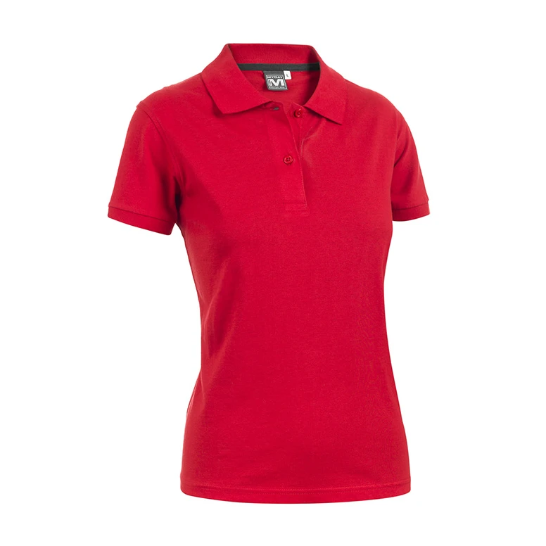 Liquidación total - Polo de trabajo de Mujer 100% algodón Sottozero Angy Jersey E0490 Talla L Color Blanco