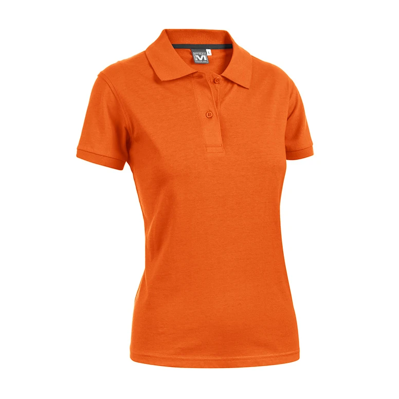 Liquidación total - Polo de trabajo de Mujer 100% algodón Sottozero Angy Jersey E0490 Talla L Color Azul Marino