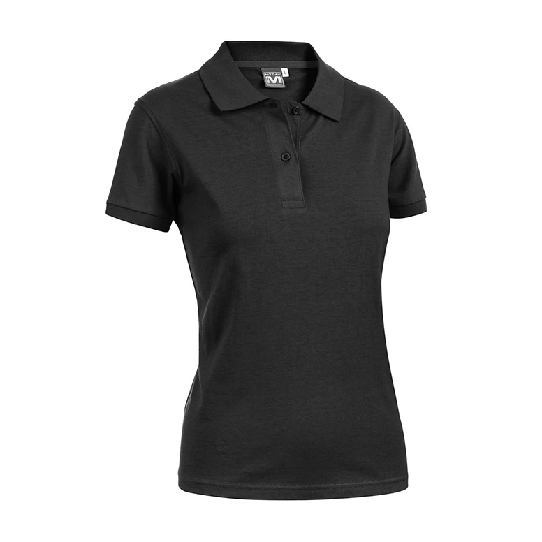 Liquidación total - Polo de trabajo de Mujer 100% algodón Sottozero Angy Jersey E0490 Talla L Color Azul Marino