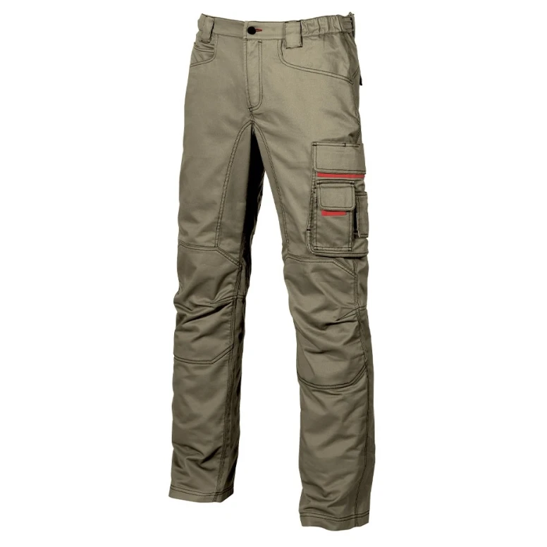 Liquidación total - Pantalón de trabajo Multibolsillos U-Power Smile HY015BC Número 46 Color Gris Meteorito