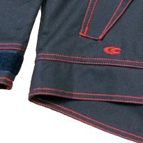 Liquidación total - Chaqueta de trabajo Multibolsillos Cofra Flametec V260-0-02 Número 64 Color Azul Marino