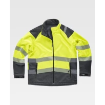 Chaqueta de trabajo Workshell Alta Visibilidad S9201 - Workteam 2