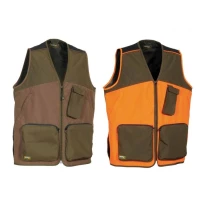 Liquidación total - Chaleco de trabajo Multibolsillos Cofra Zivat V542-0-04 Talla 2XL Color Barro Naranja