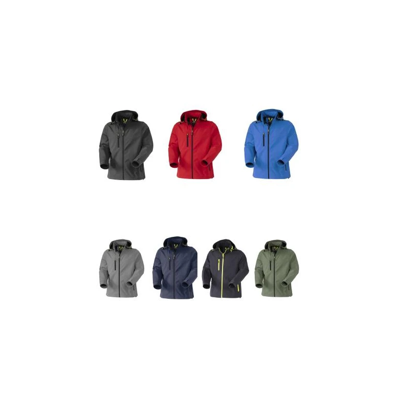 Liquidación total - Chaquetón de trabajo Rossini Stretch Softshell R Boost HH648 Talla S Color Rojo