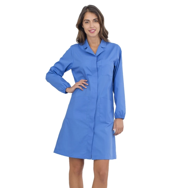 Liquidación total - Bata de Mujer de trabajo Roberta Siggi número 48 color celeste