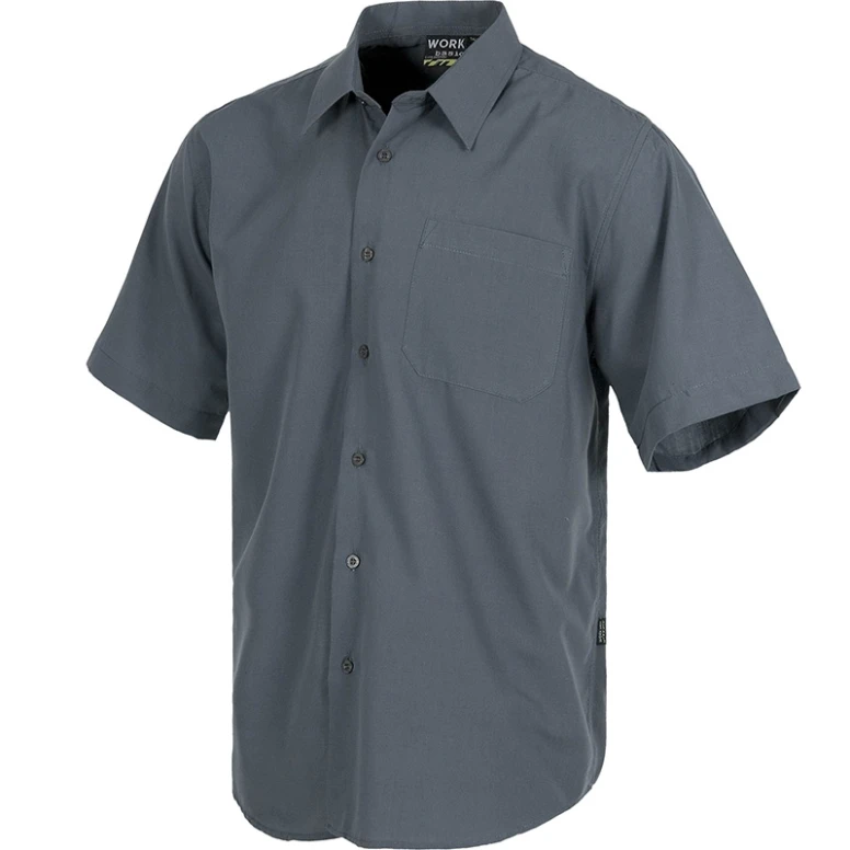 Camisa de trabajo con cuello clásico y manga corta - Workteam