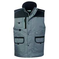 Liquidación total - Chaleco de trabajo Multibolsillos Rossini Bradford HH624 Talla 2XL Color Negro 2
