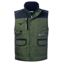 Liquidación total - Chaleco de trabajo Multibolsillos Rossini Bradford HH624 Talla 2XL Color Negro