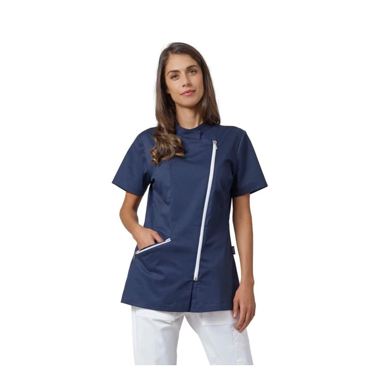 Liquidación total - Casaca de mujer a mangas cortas Kate Dr.Blue Siggi - 04CS1689/00-0757 Talla S Color Blanco
