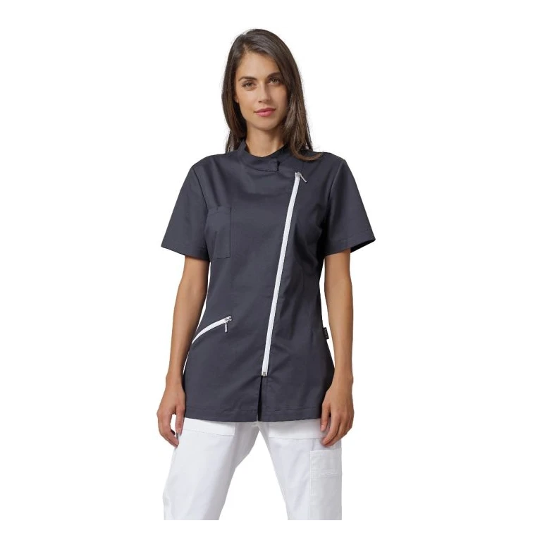 Liquidación total - Casaca de mujer a mangas cortas Kate Dr.Blue Siggi - 04CS1689/00-0757 Talla S Color Blanco