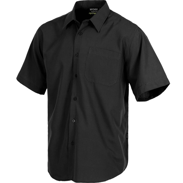 Camisa de trabajo con cuello clásico y manga corta - Workteam